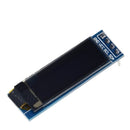 forsiden af et 0.91" OLED display 128x32 pixels