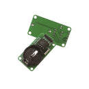 To DS1302 Real time clock, en viser forsiden og en viser bagsiden