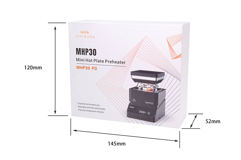 boksen af Miniware MHP30 PD SMD loddeplade