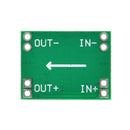 bagsiden af en XM1584 DC-DC step down konverter med hvid bagground