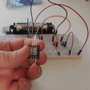 en eksempel af brug af KY-029 Rød / Grøn LED