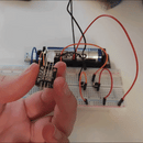 en eksempel af bruge rød/grøn led