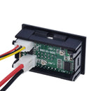 Voltmeter og Amperemeter der connect med kable