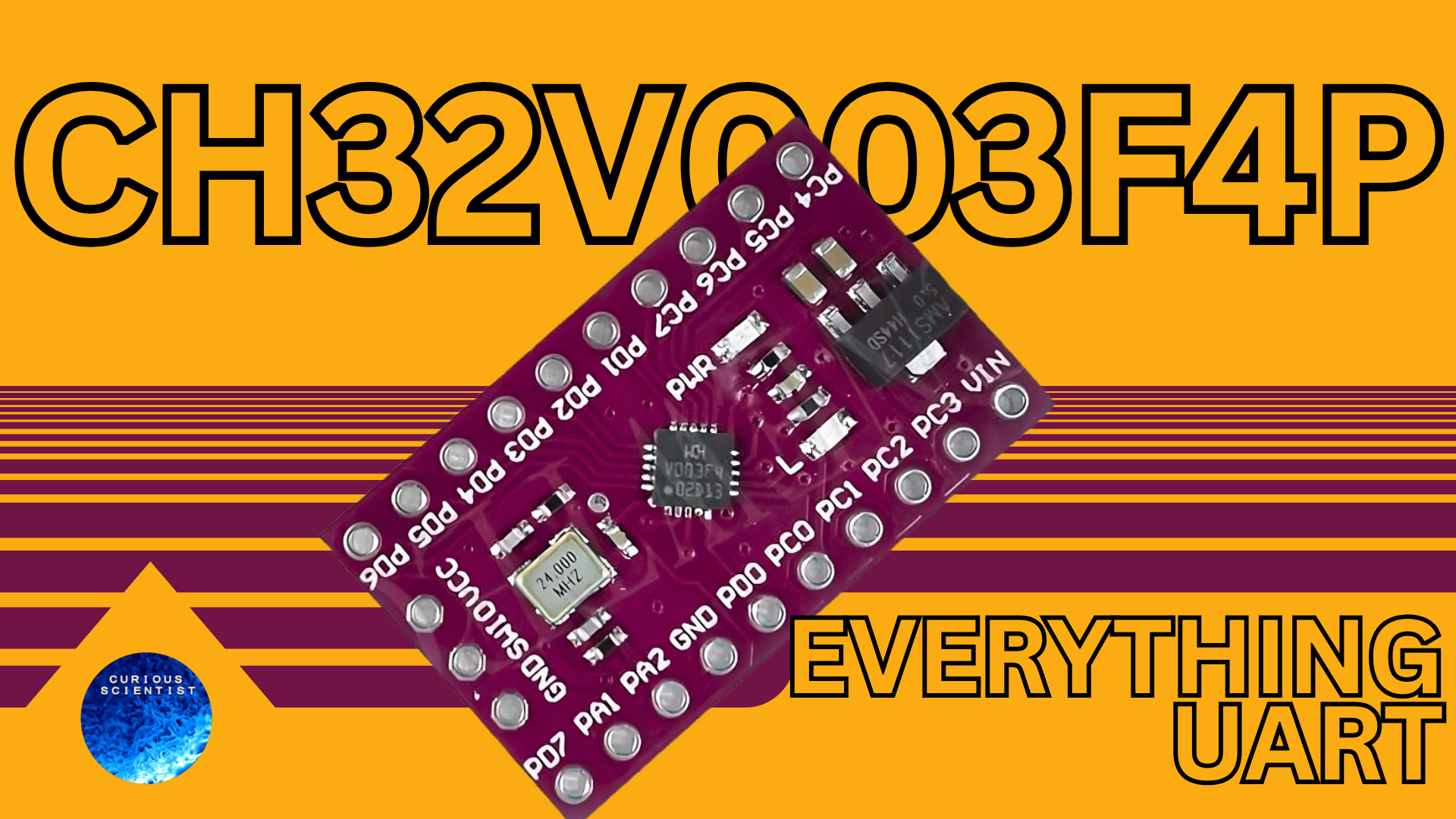 Image of Zooming into UART with the  CH32V003F4P6