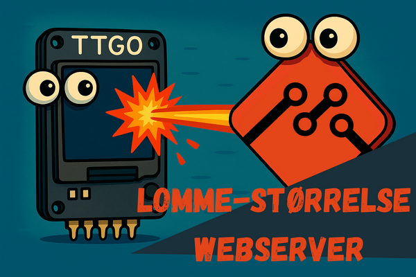 Byg en Lomme-Størrelse Webserver med Mongoose.WS og TTGO T-Display