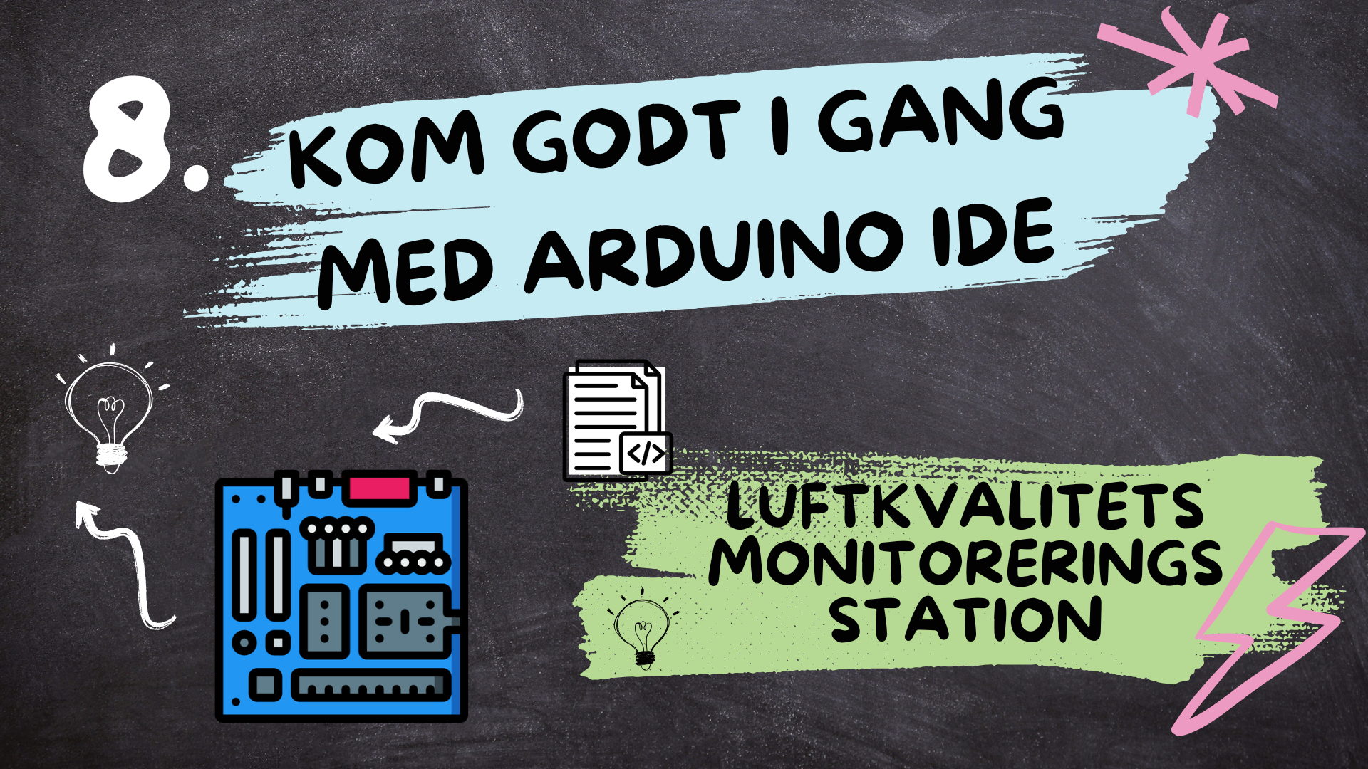 Image of Kom godt i gang med Arduino IDE - Serie om Luftkvalitets monitoreringsstation, Afsnit 8