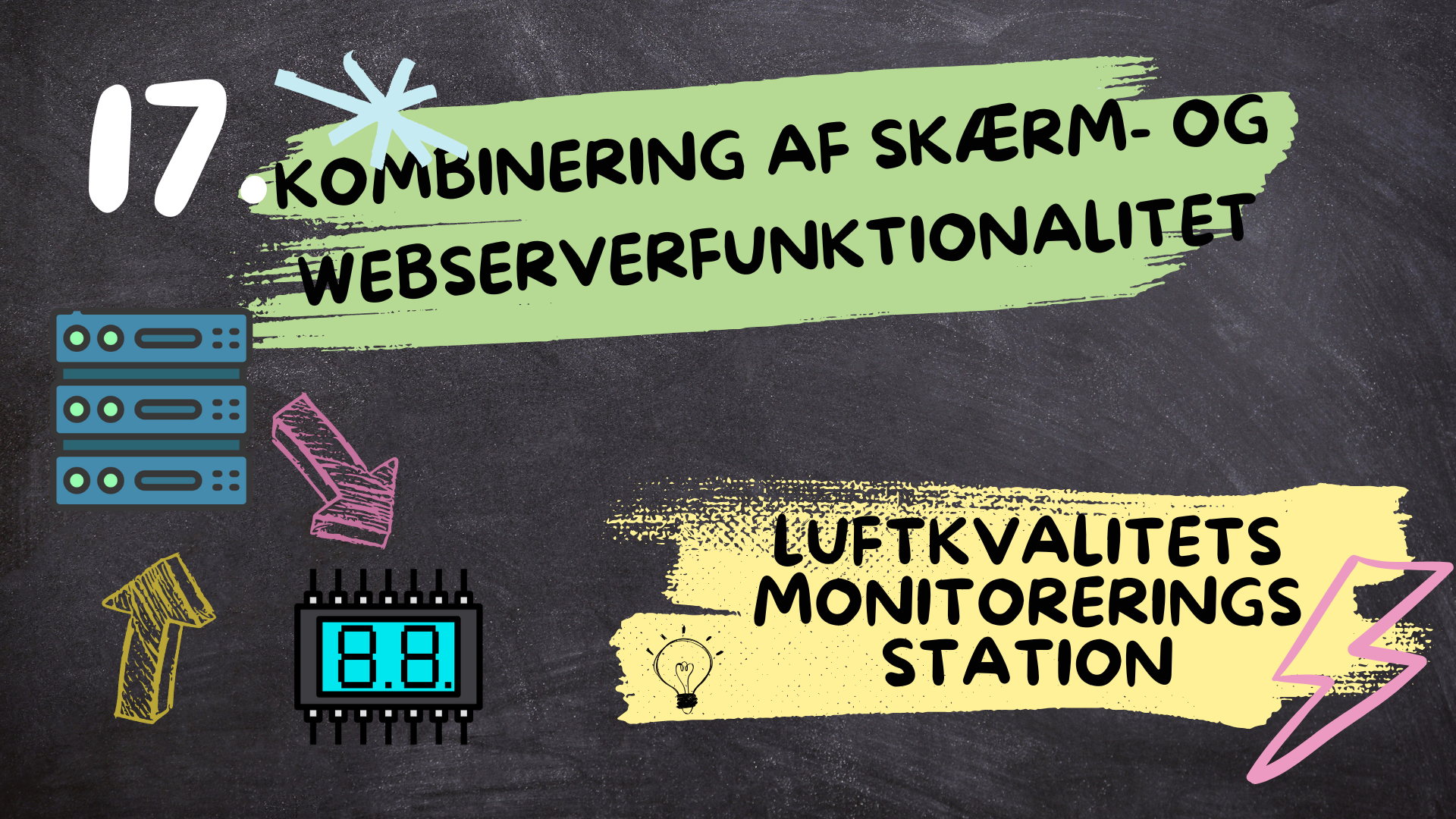 Image of Kombinering af skærm- og webserverfunktionalitet - Serie om Luftkvalitets monitoreringsstation, Afsnit 17