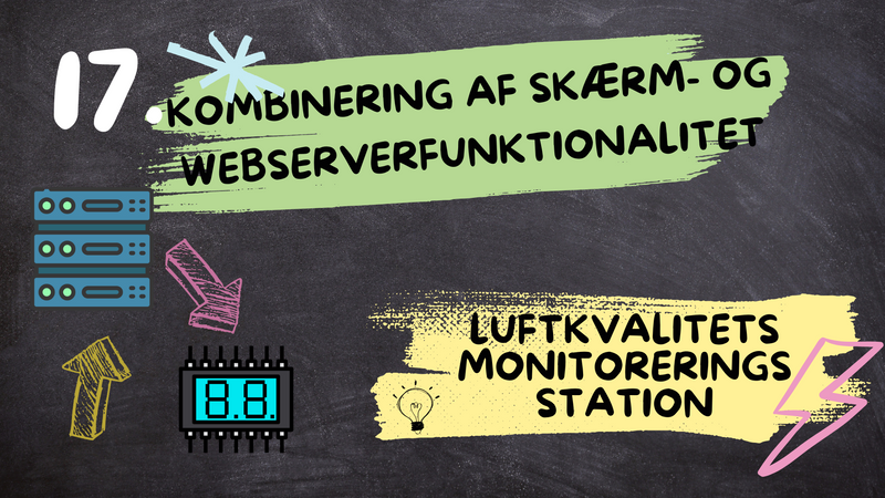 Kombinering af skærm- og webserverfunktionalitet - Serie om Luftkvalitets monitoreringsstation, Afsnit 17