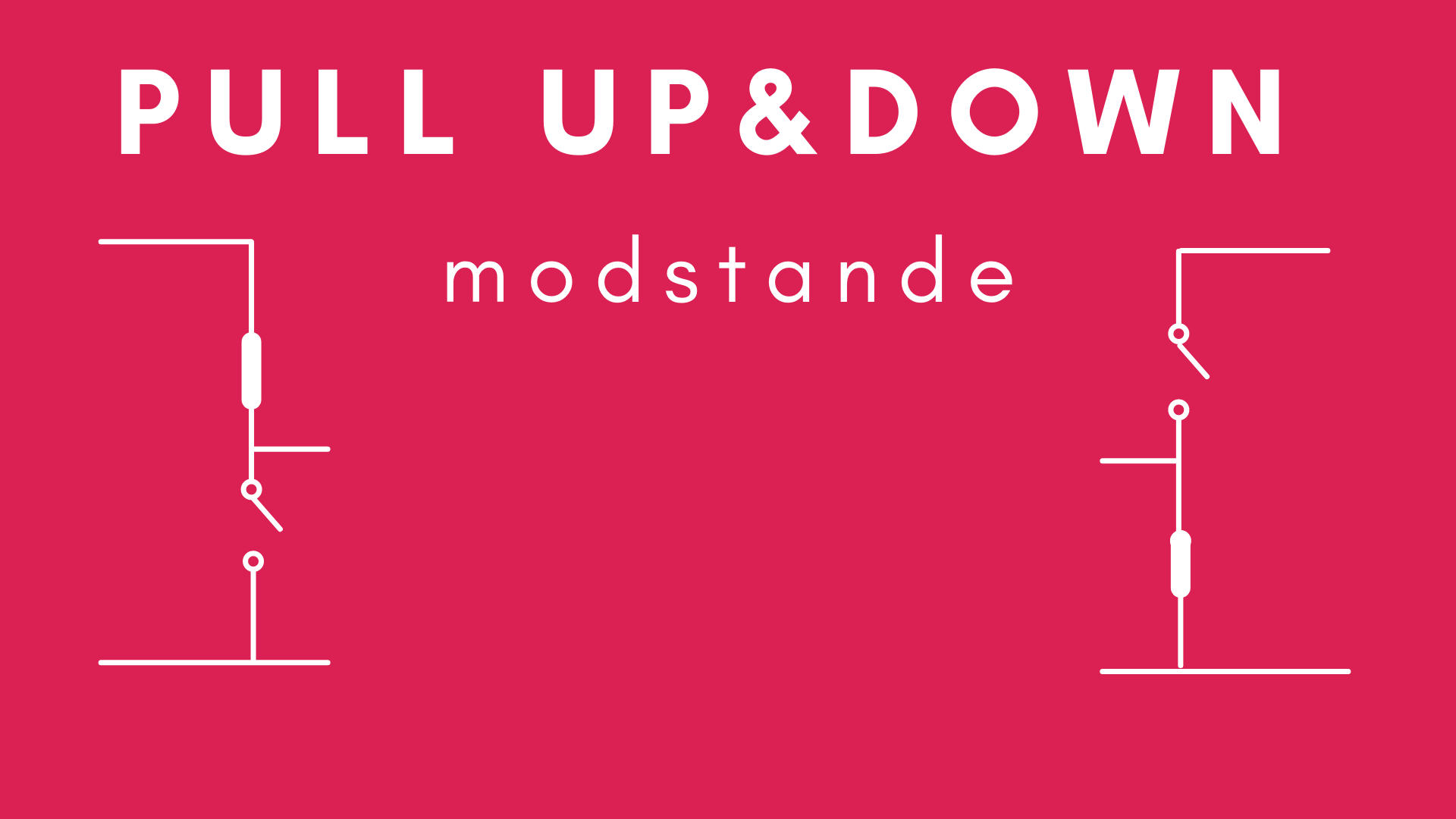 Image of Pull-up- & Pull-down modstande, ganske enkelt et helt uundværligt værktøj!