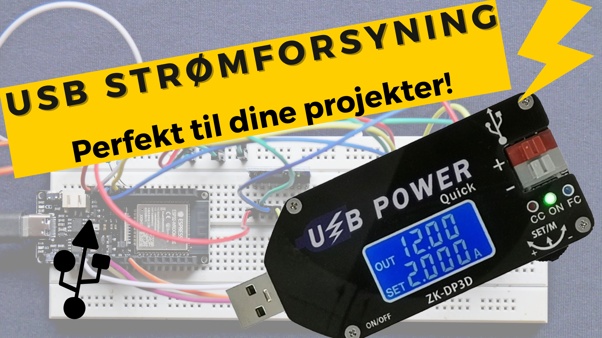 Image of ZK-DP3D | USB drevet strømforsyning