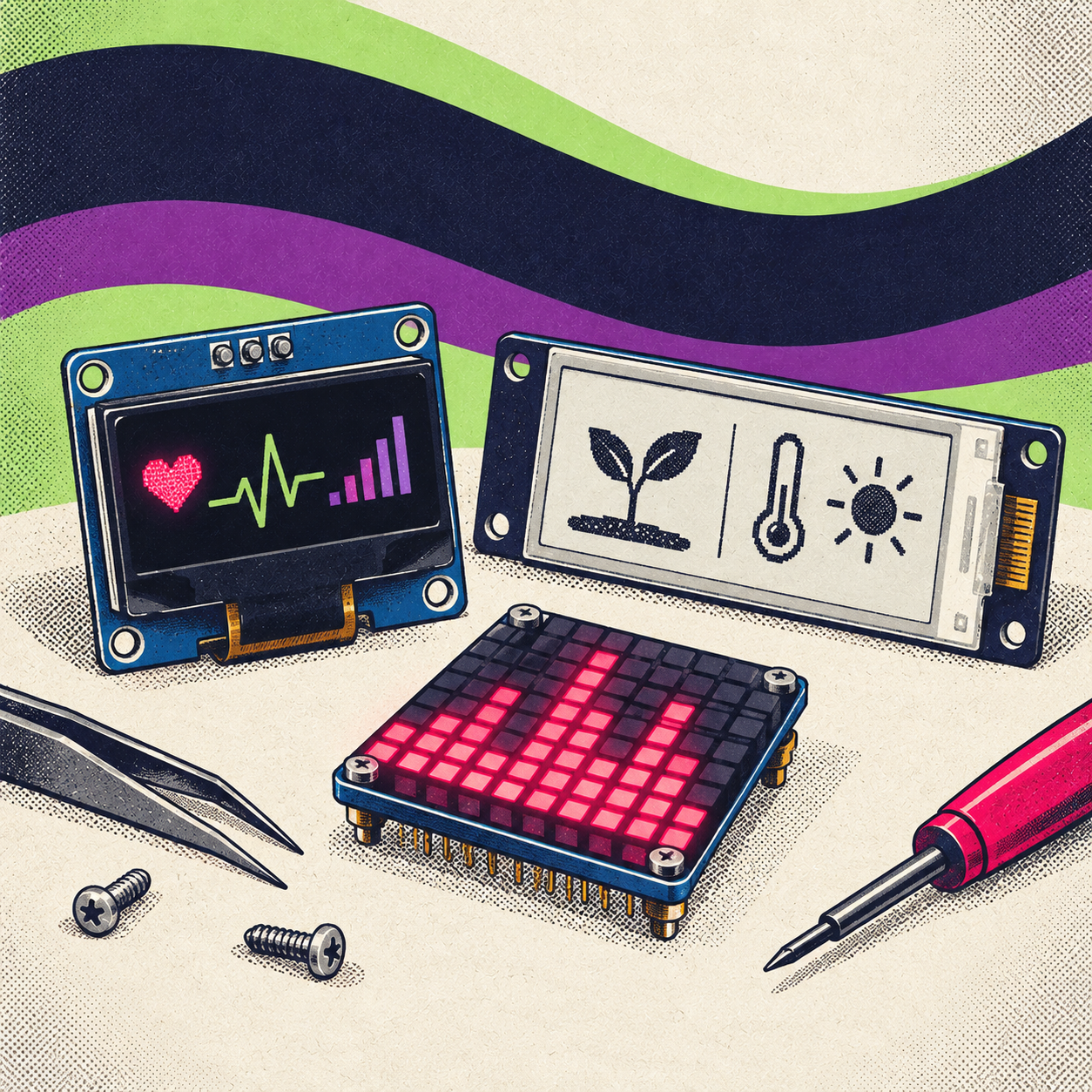 Image of eBits Academy display illustration