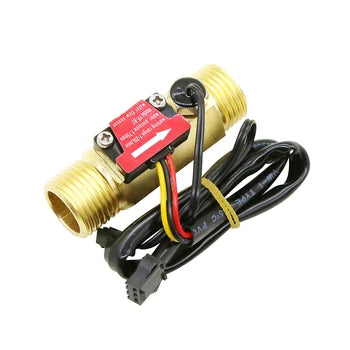 YF-B7 G1/2 Messing Flowmåler/Water Flow Sensor Meter Counter Indicator