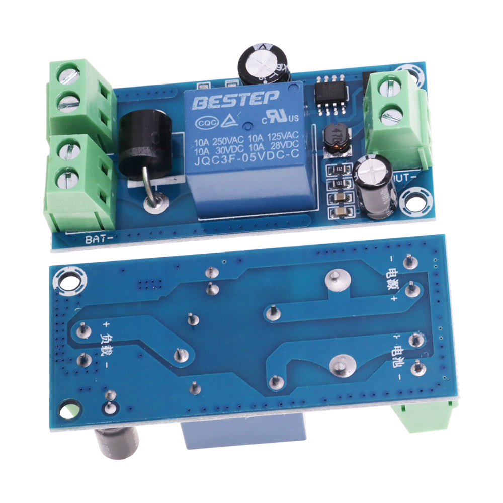 Image of Forsiden og bagsiden af et Power Failure Auto Switching Lithium Battery Module
