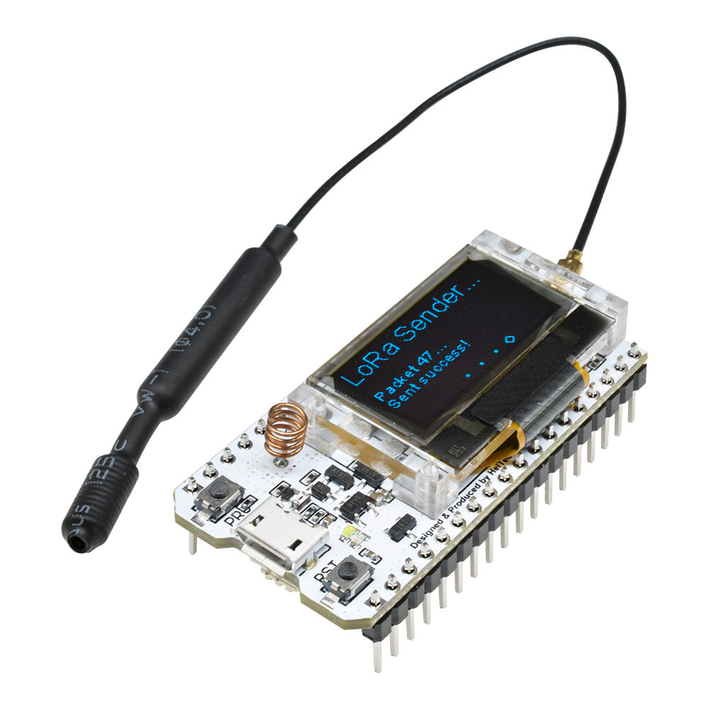 Image of SX1276 0.96 OLED Lora WIFI og Bluetooth ESP32 Udviklingsboard
