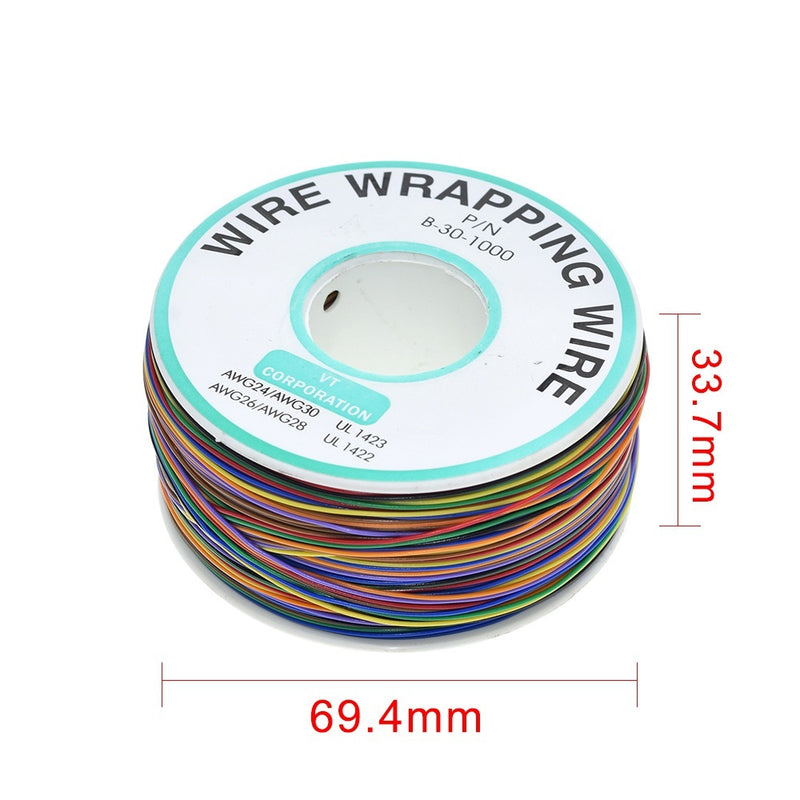 specifikationer af B-30-1000 30AWG OK Wrapping Wire
