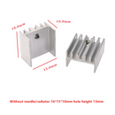 Aluminium Køleplade TO-220