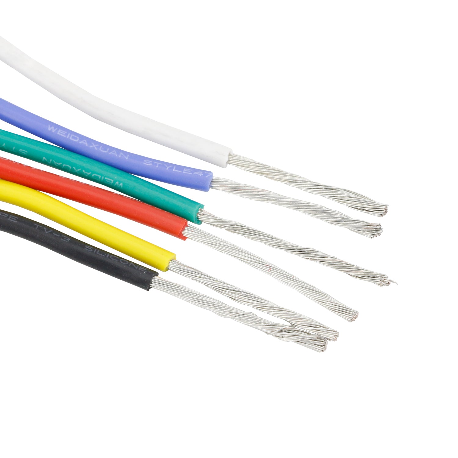 Image of High Temperature Silicone Wire i forskellige farver