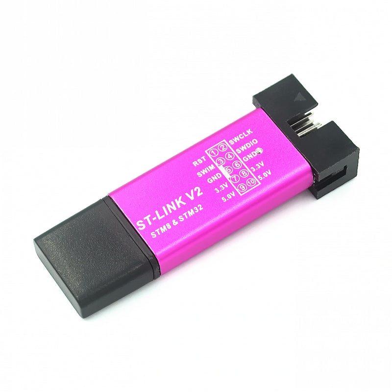 Image of ST-Link V2-kompatibel USB-programmør/debugger til STM8 STM32