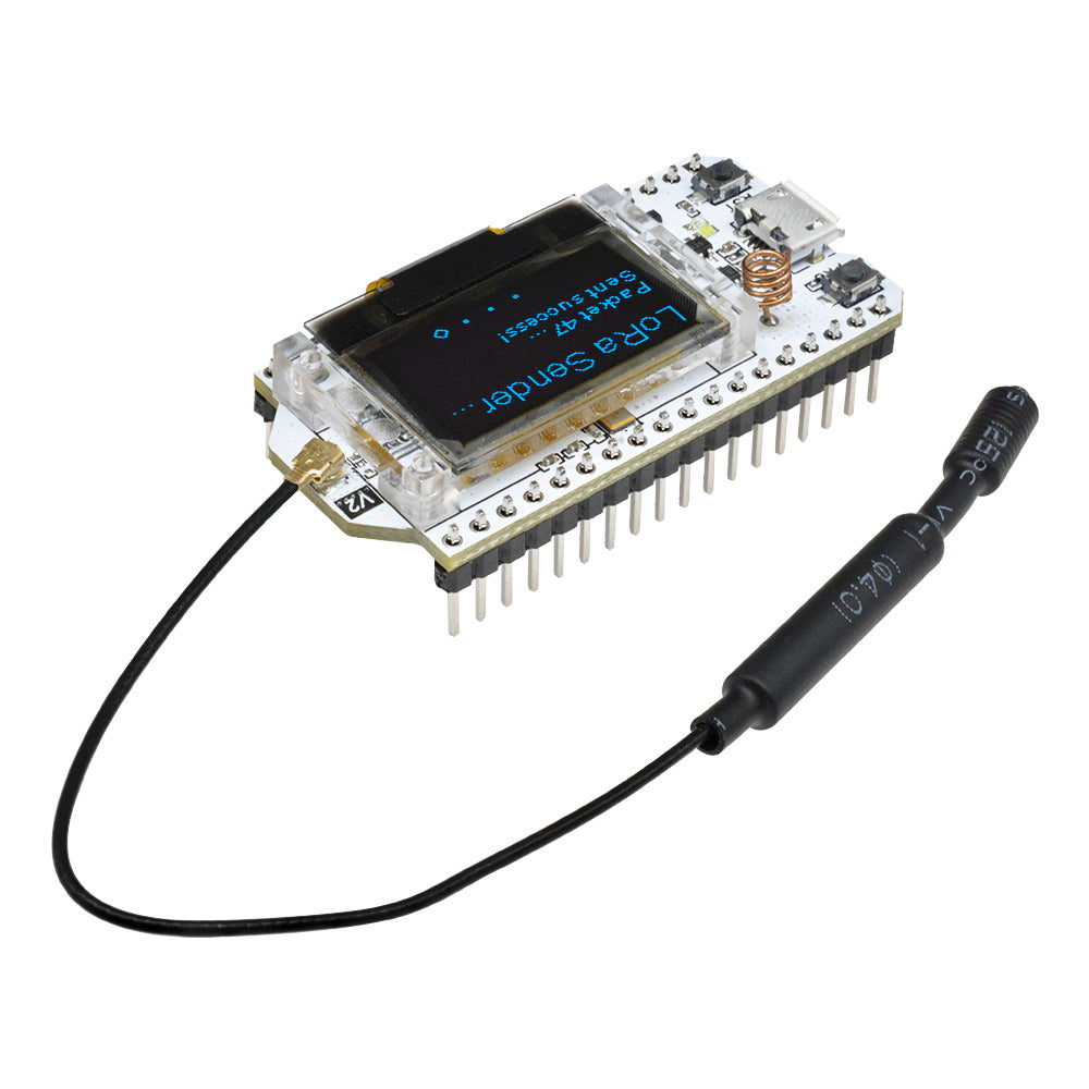 Image of SX1276 0.96 OLED Lora WIFI og Bluetooth ESP32 Udviklingsboard
