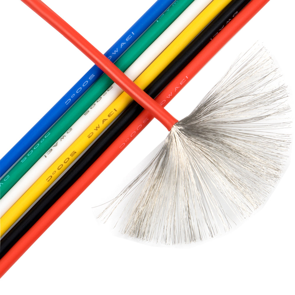 Image of High Temperature Silicone Wire i forskellige farver