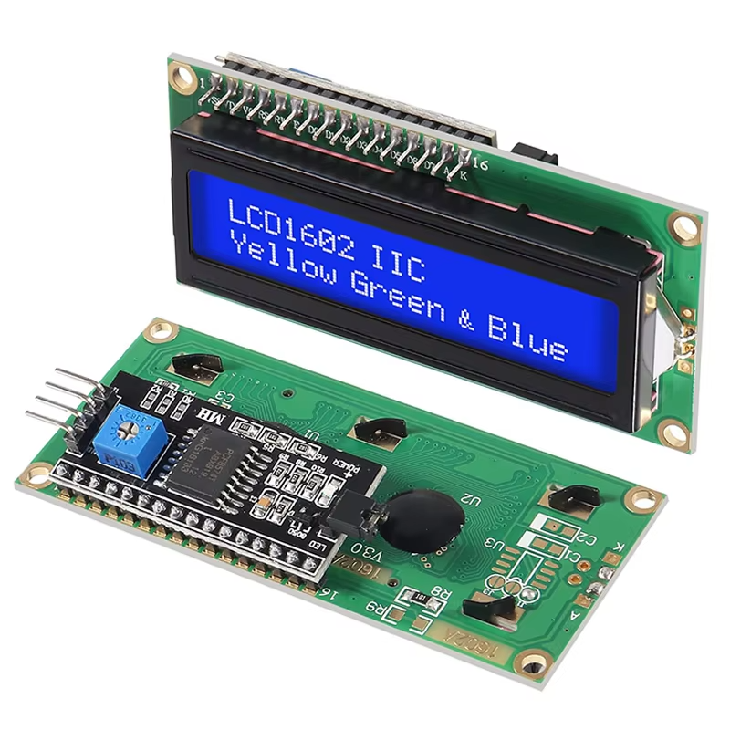 LCD display 2x16 karakterer med I2C kontrol