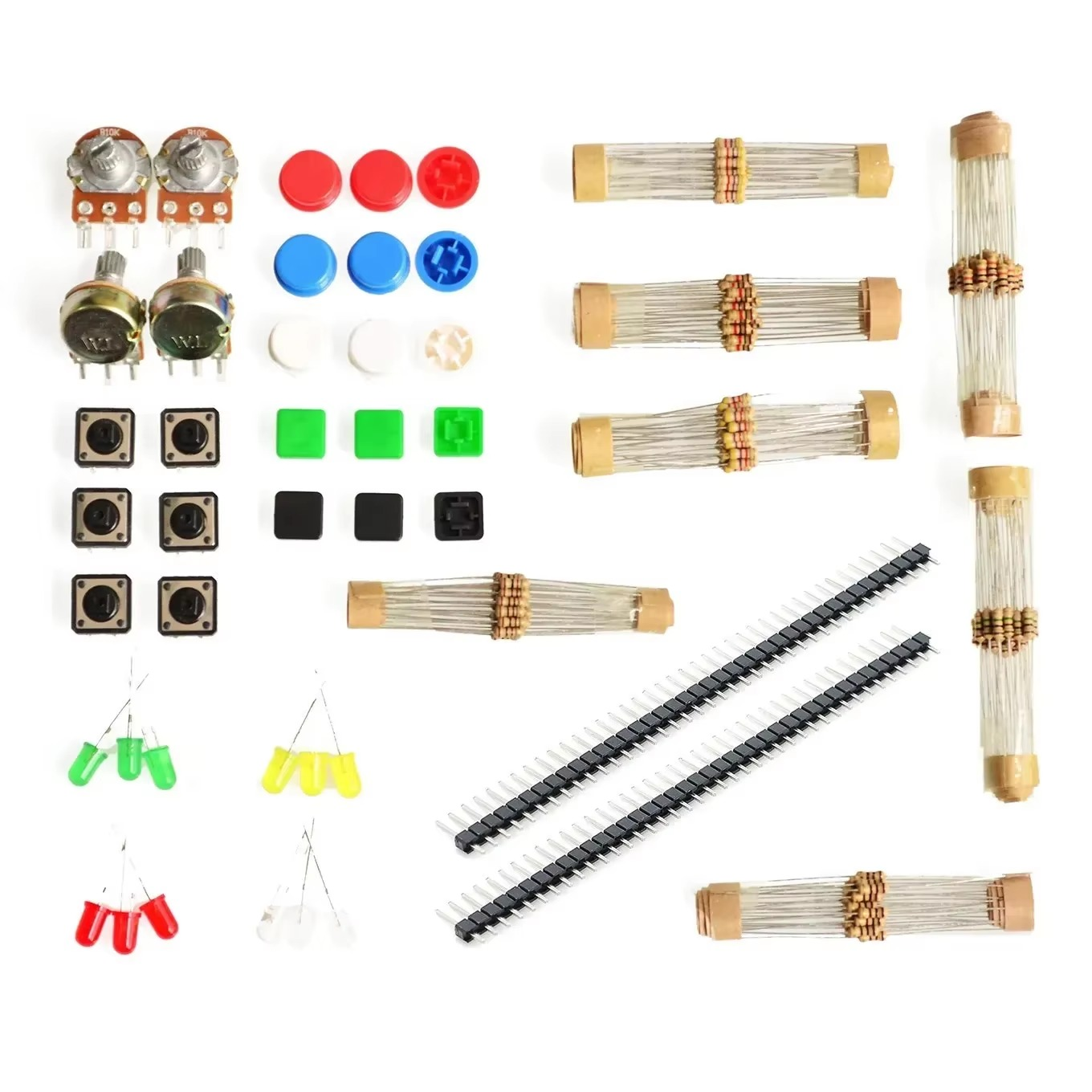 Image of 200-dels UNO R3 Modstands- & Potentiometer kit
