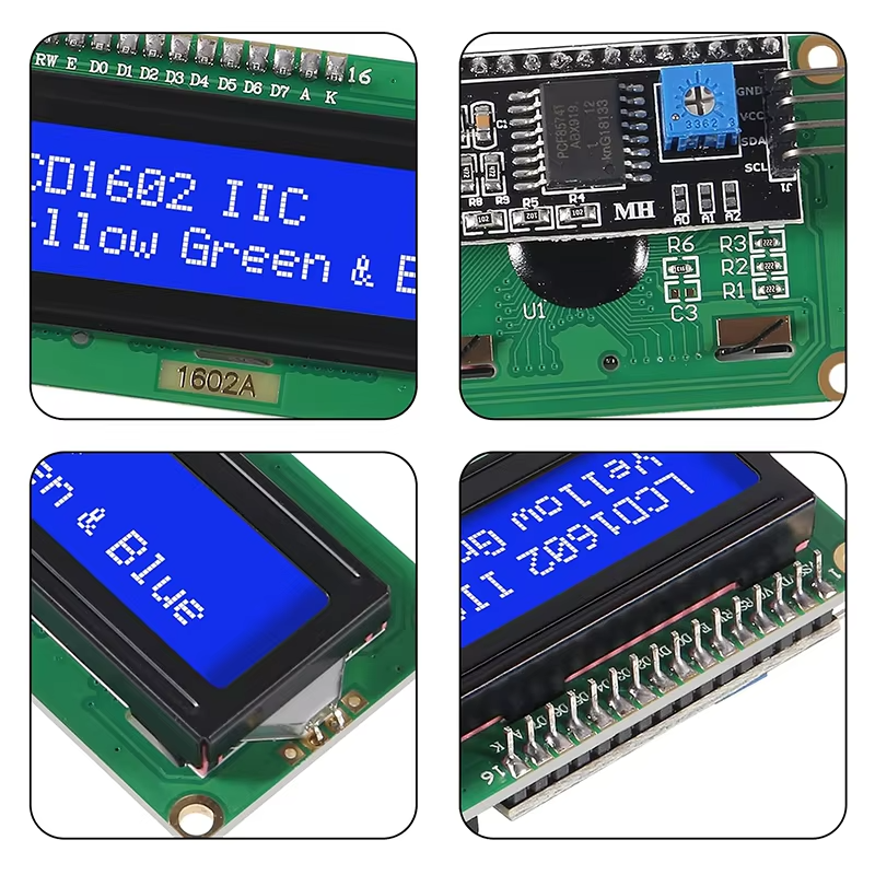Image of LCD display 2x16 karakterer med I2C kontrol