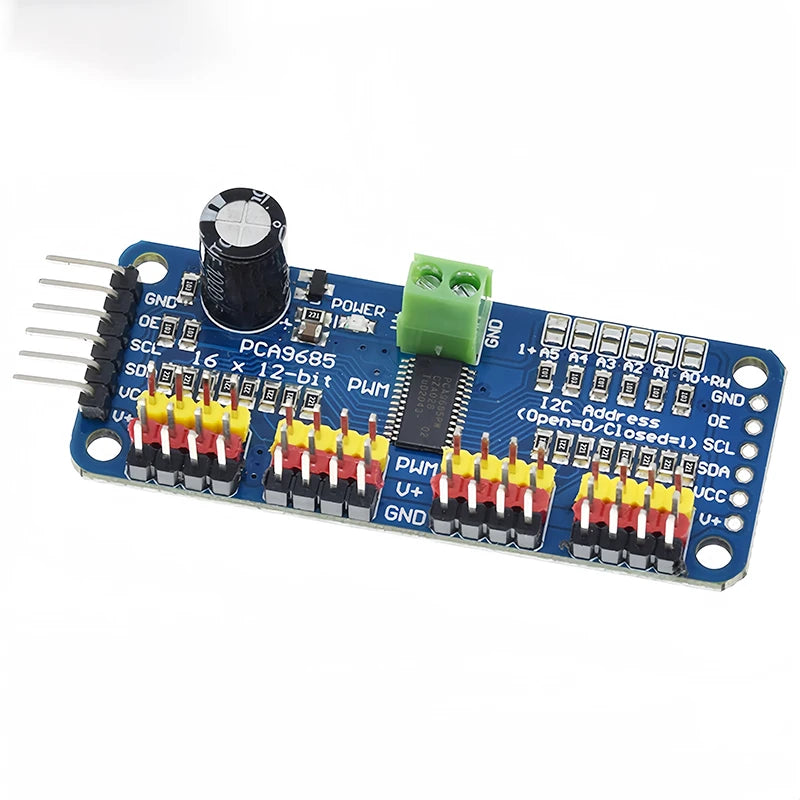 PCA9685 16-kanals 12-bit PWM Servo Driver I2C Modul