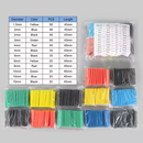 1 x 530 Stk Krympesæt/Krympeslangesæt i forskellige størrelser og farver