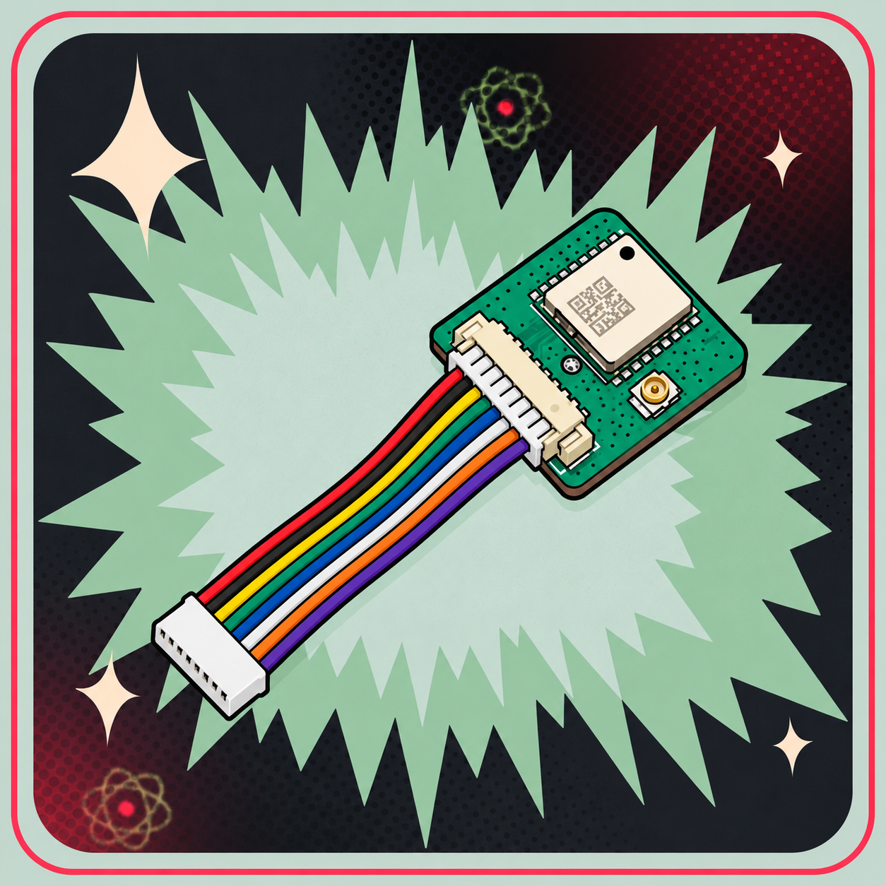 Heltec L76K GNSS-modul til WiFi LoRa 32 V4 og T114 – cartoon thumbnail
