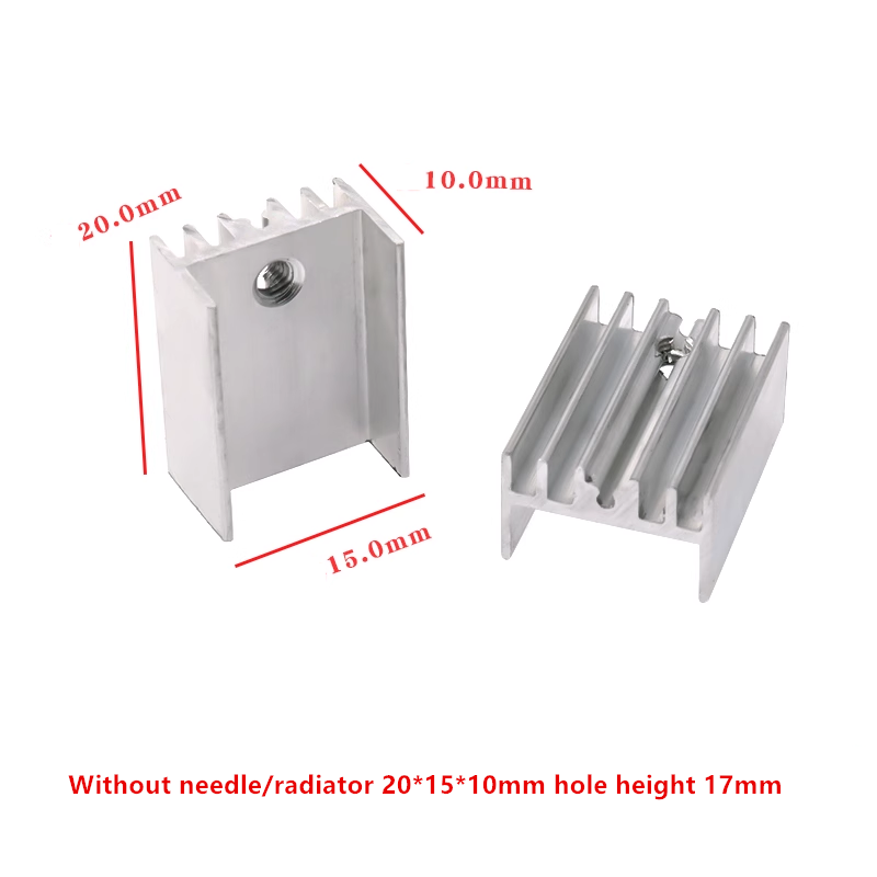 Aluminium Køleplade TO-220