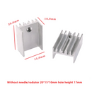 Aluminium Køleplade TO-220