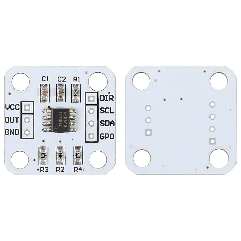 1 stk. AS5600 Magnetic Angle Sensor Encoder Module/magnetisk roterende positionssensor/Magnetisk vinkelsensor