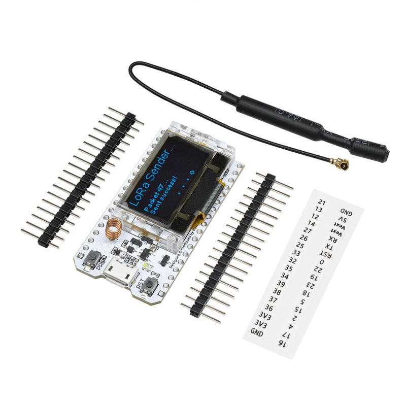 SX1276 0.96 OLED Lora WIFI og Bluetooth ESP32 Udviklingsboard