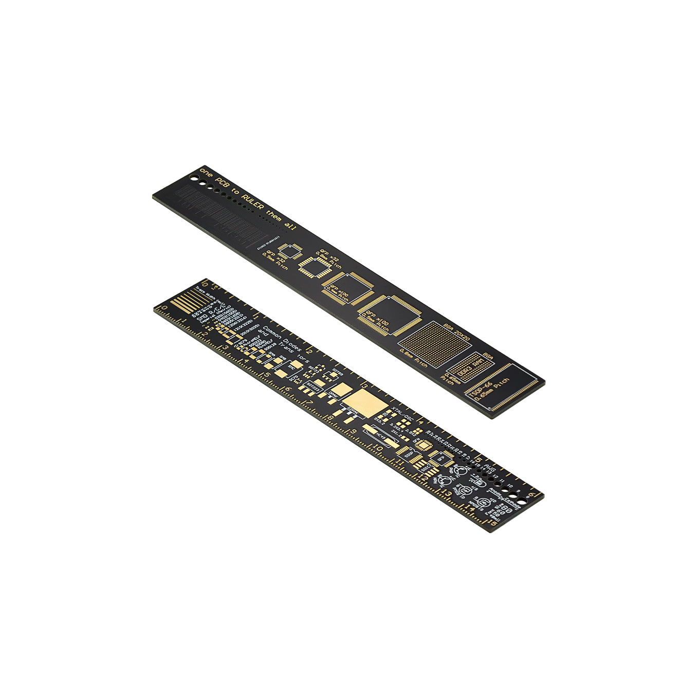 Image of 1 stk 15cm PCB Ingeniør Lineal / PCB Ruler