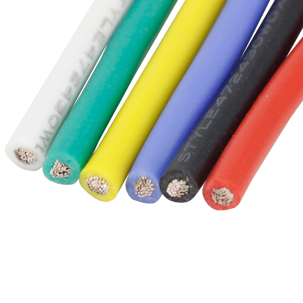 Image of High Temperature Silicone Wire i 6 forskellige farver