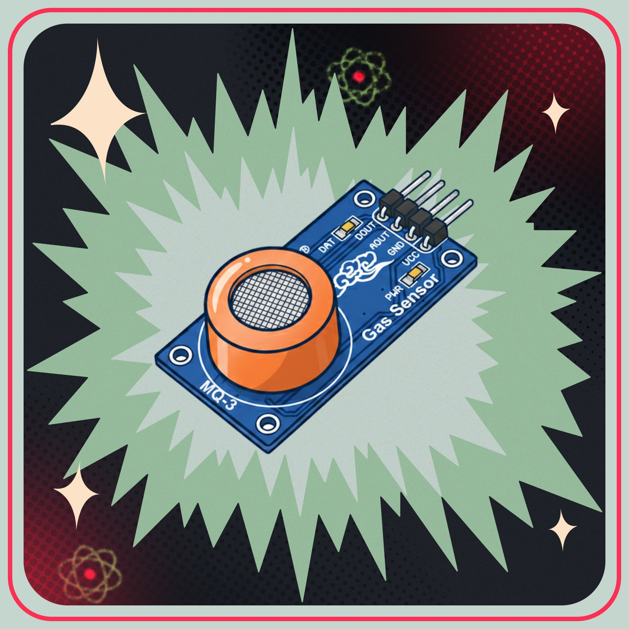 Image of MQ3 Alkohol sensor