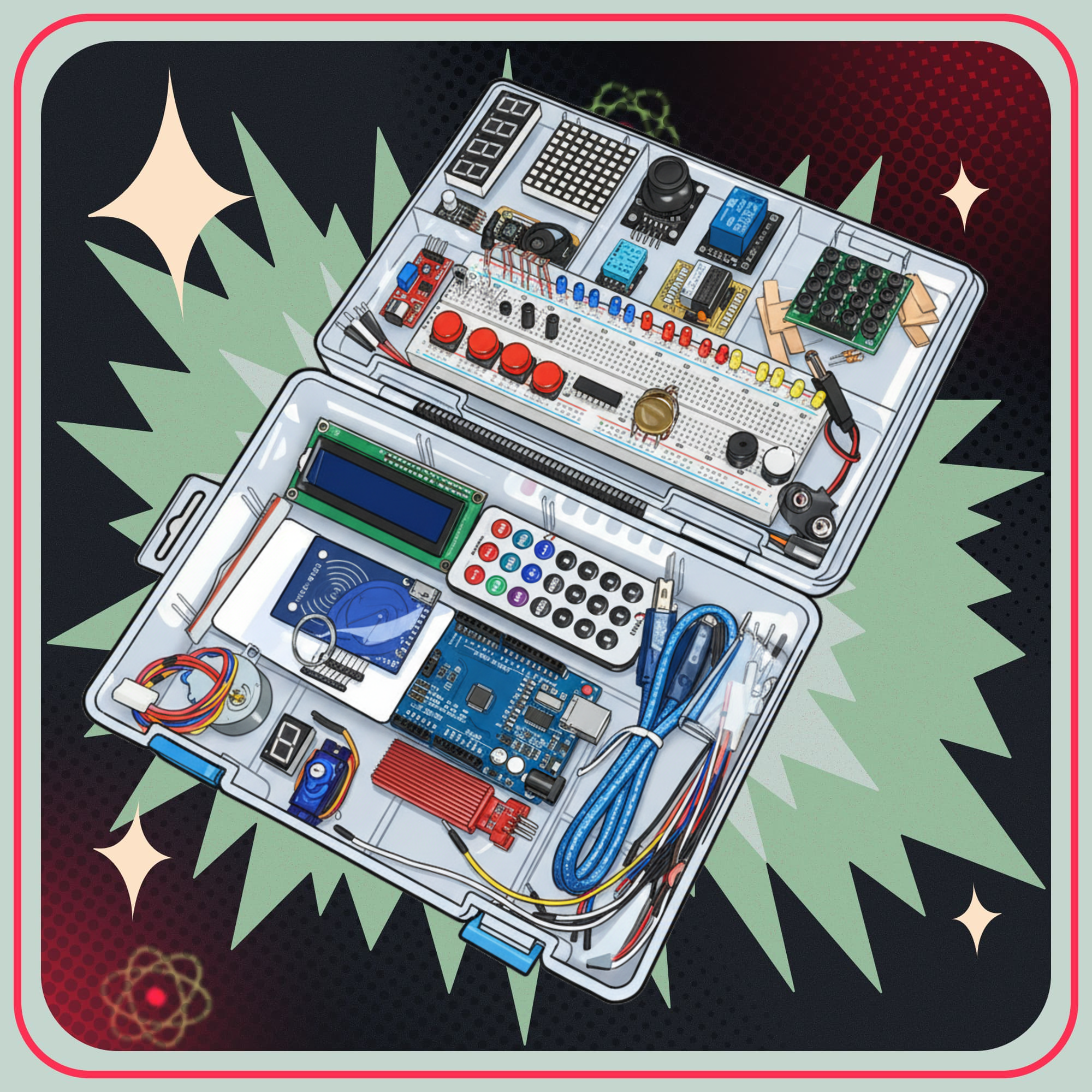 Image of Arduino UNO Komponent Starter Kit