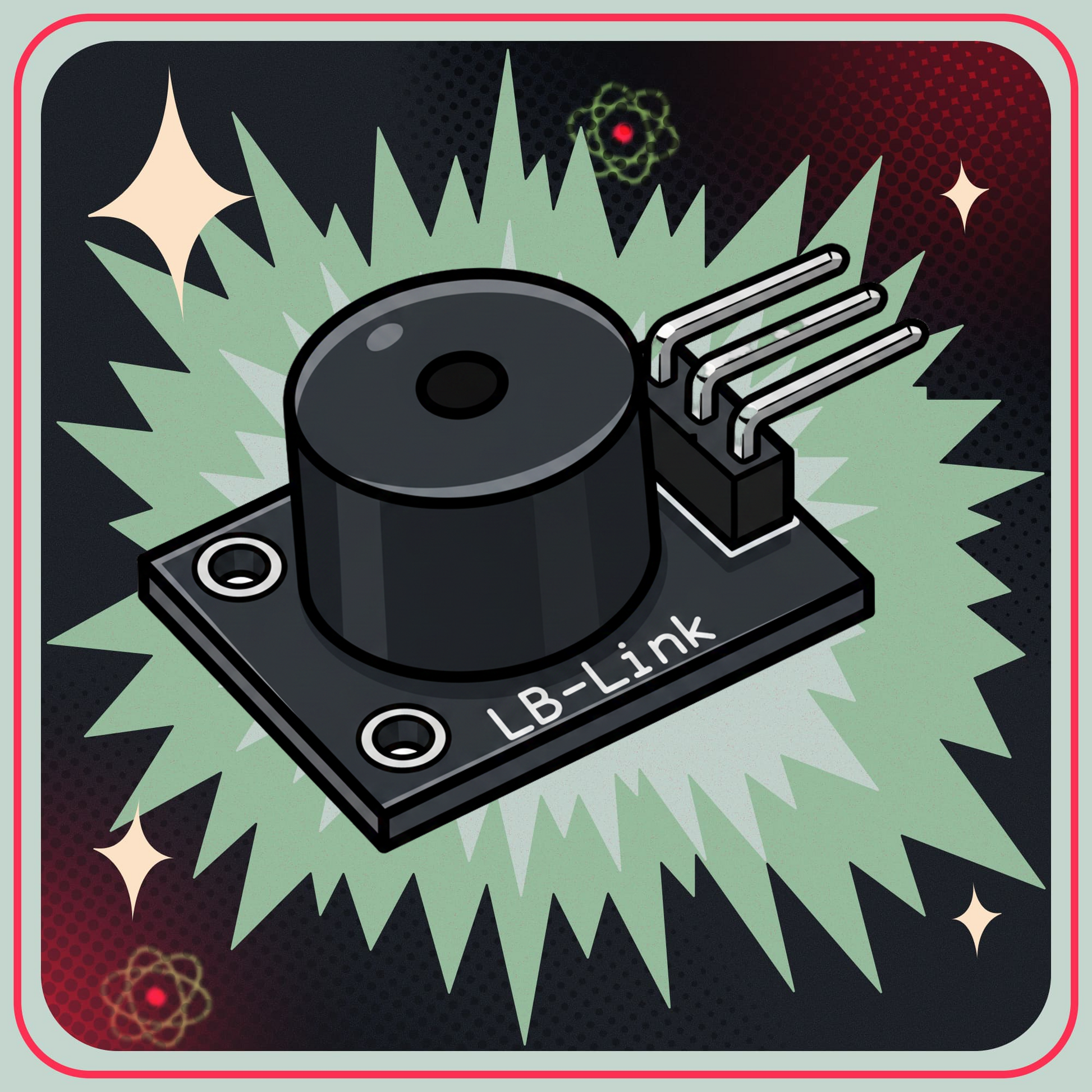KY-012 Aktiv buzzer - Fast frekvens