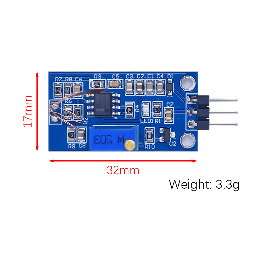 Image of Size of BF350 Strain Gauge Modul