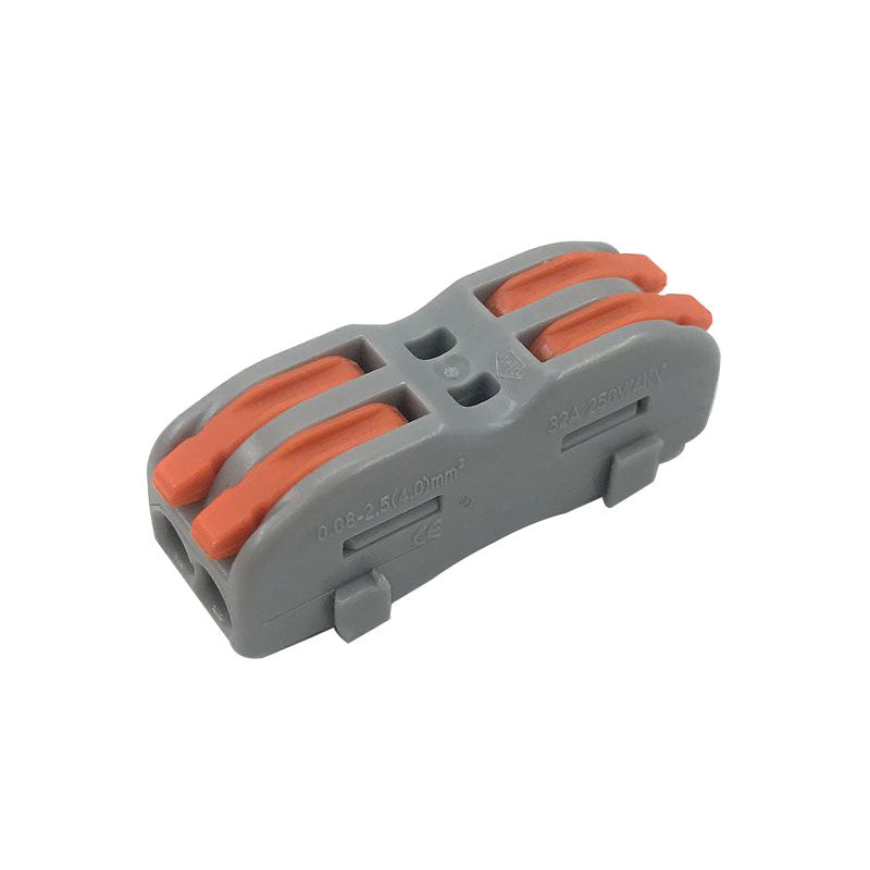 1 stk SPL-2 kompakt Wire Splicing Connector/Samlemuffe skrueløs