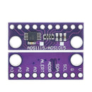 forsiden og bagsiden af ADS1015 ADC Modul 