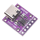CH340E USB til serial UART converter, der vender mod venstre