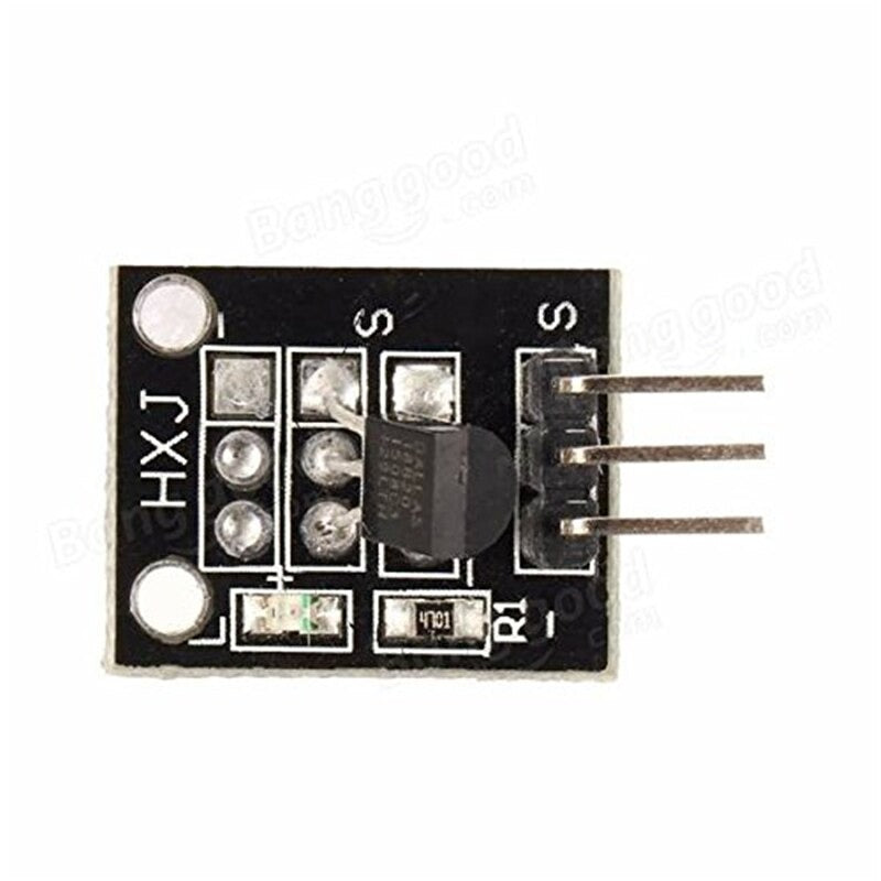 Image of KY-001 Digital temperatur sensor DS18B20, der vender mod højre