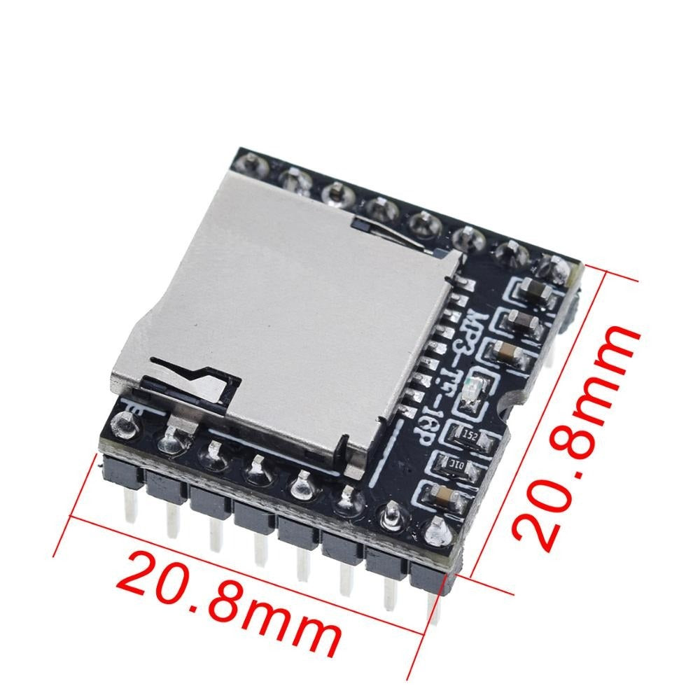 Dimensioner af MP3 afspiller modul