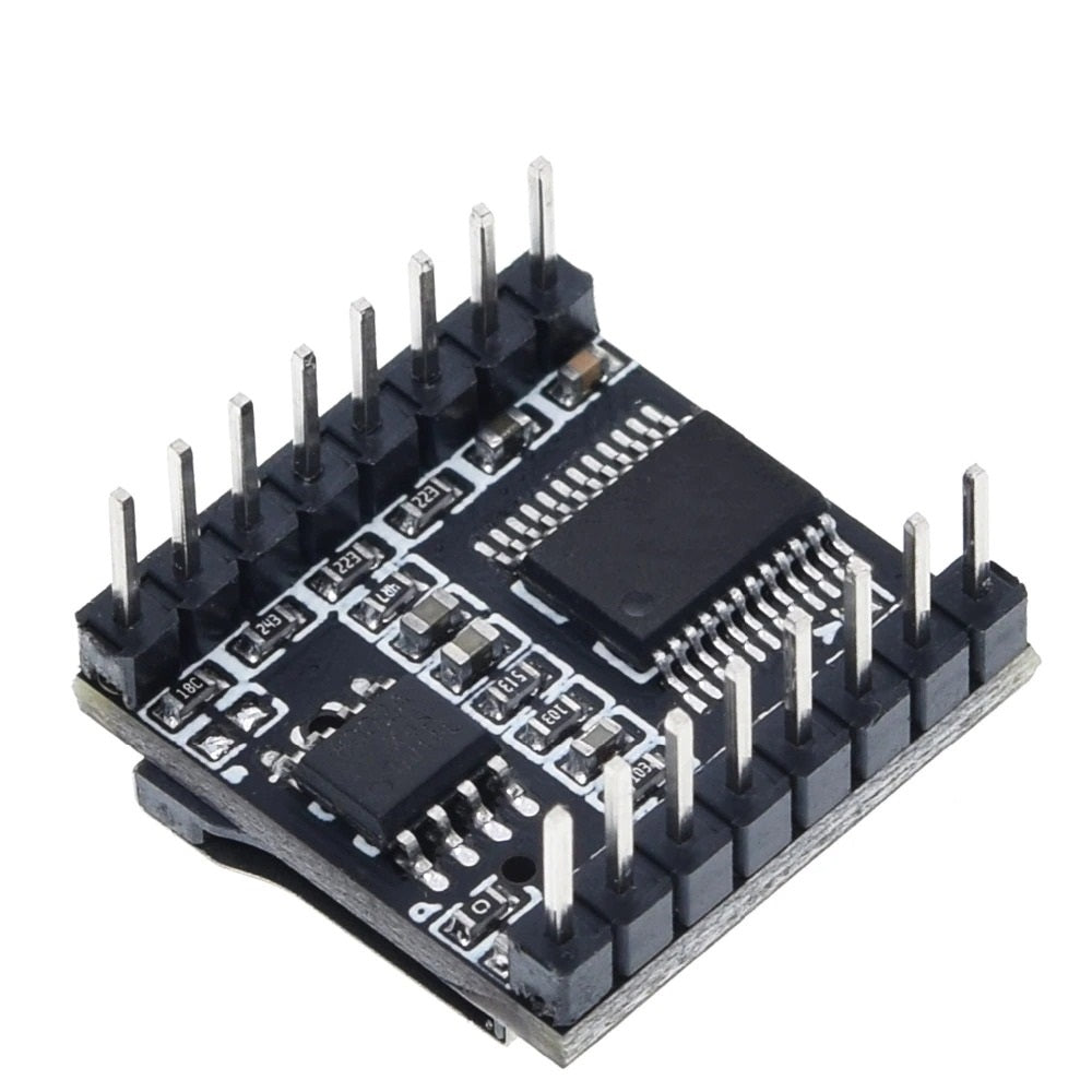 Image of bagsiden af et MP3 afspiller modul