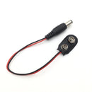 9v Batteri Clip med DC Stik