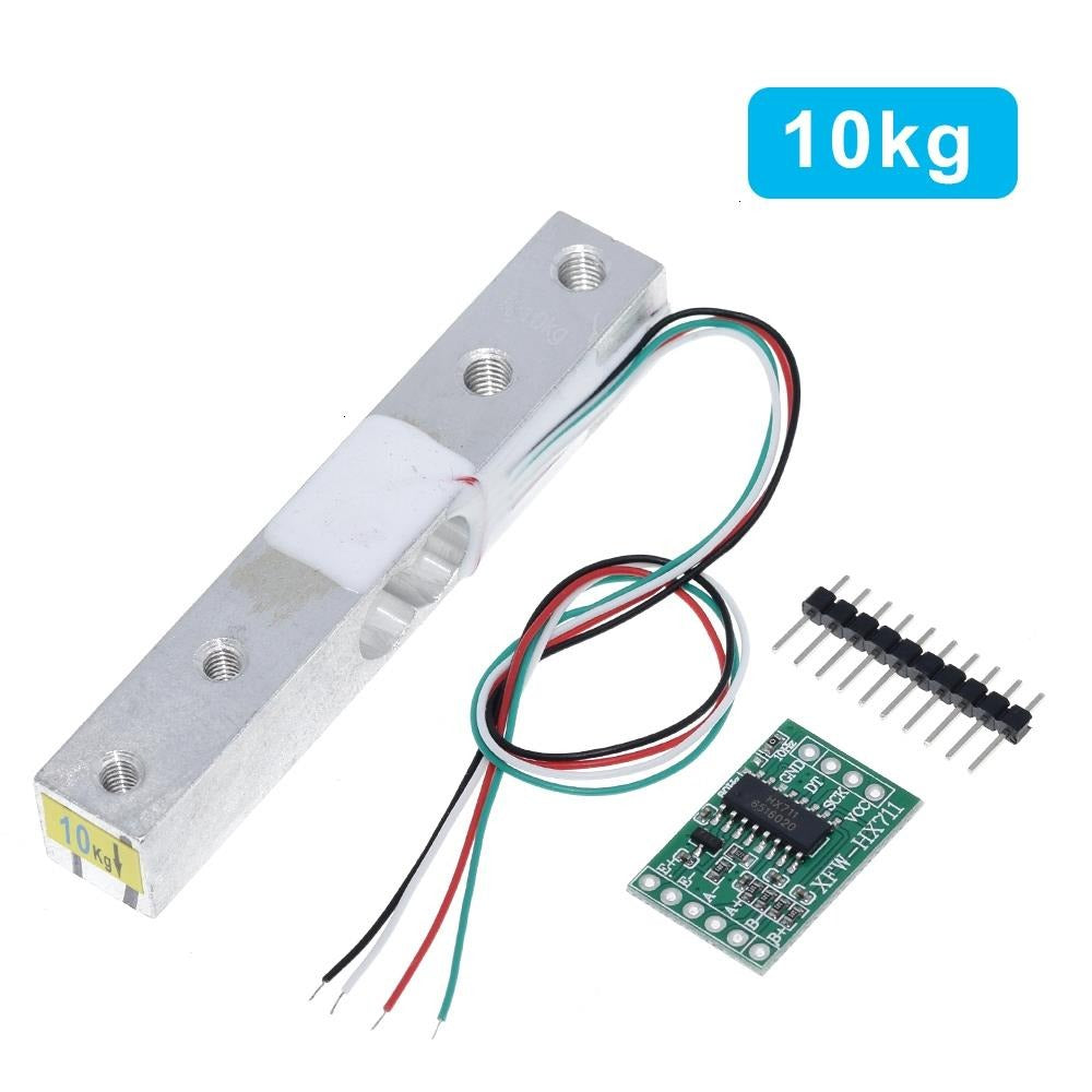 Image of Vægtsensor (Vejecelle) 10kg inklusiv HX711 forstærker