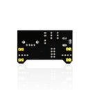 bagsiden af Fumlebræt/Breadboard strømforsyning