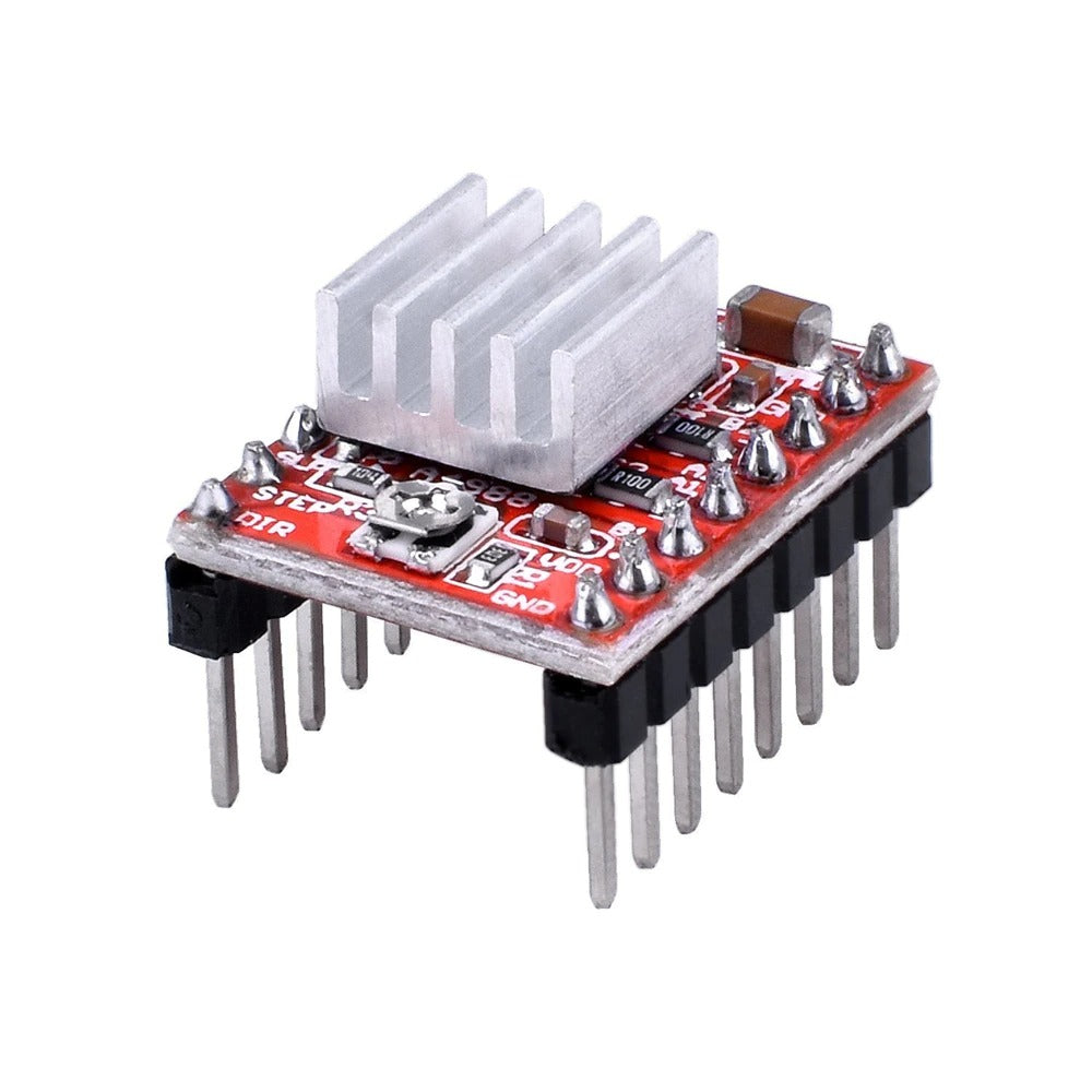 Image of A4988 stepper motor driver med køleplade